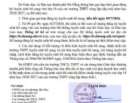 TUYỂN SINH BỔ SUNG LỚP 10 NĂM HỌC 2026-2027